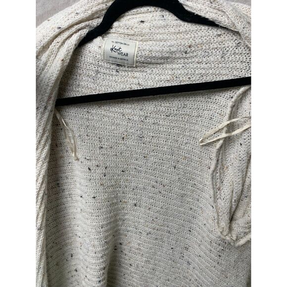 COTTON ON CASUAL WATERFALL OVERSIZED KNIT SWEATER WOMENS OSFM CREAM - Picture 4 of 6